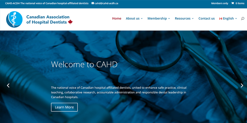The Canadian Association of Hospital Dentists