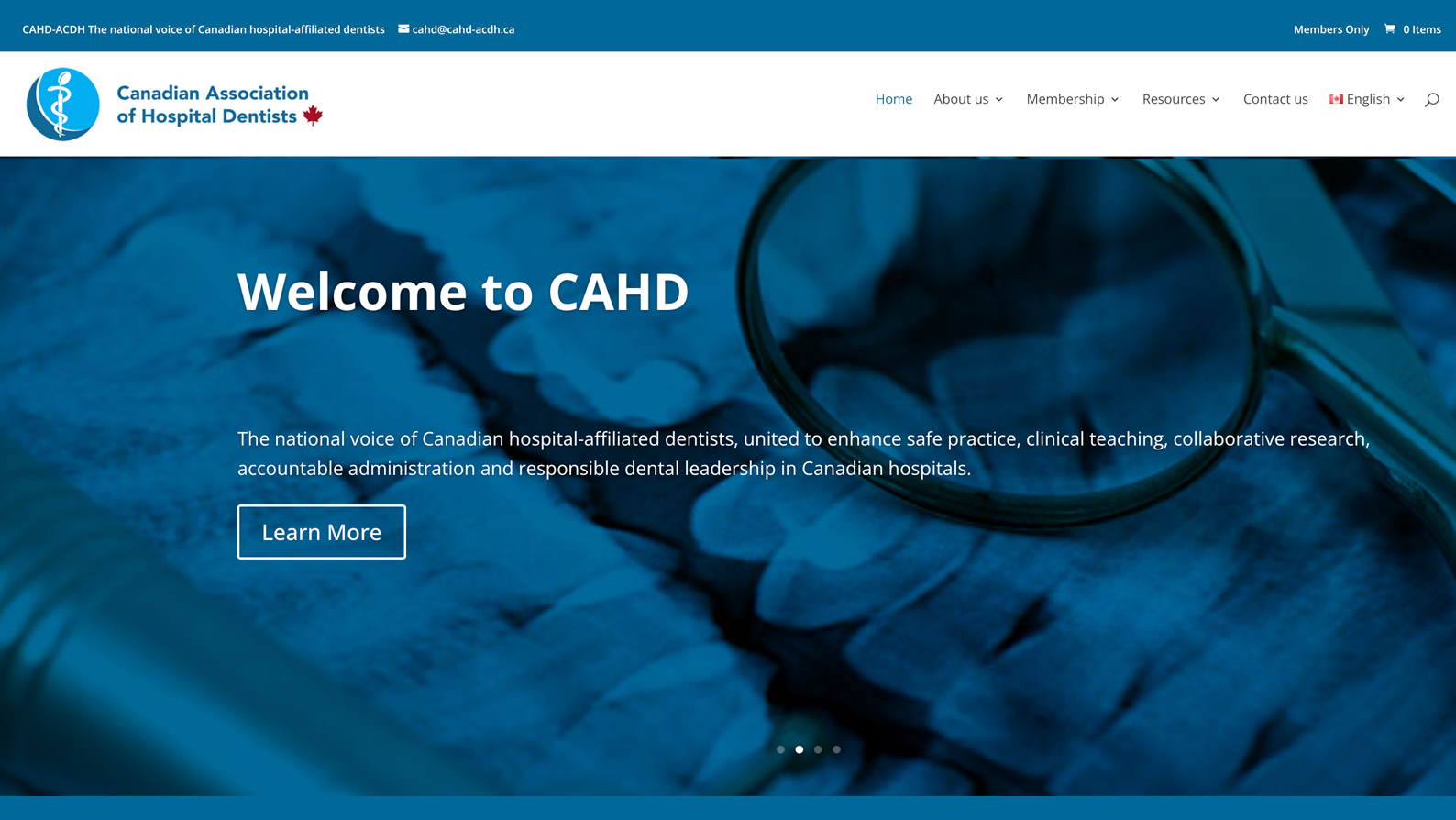 CAHD-ACDH The national voice of Canadian hospital-affiliated dentists. 